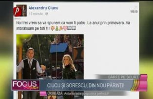 Ciucu şi Sorescu, din nou părinţi!