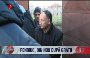 Pendiuc, din nou după gratii