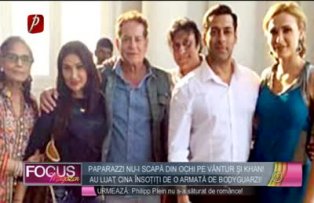 Paparazzi nu-i scapă din ochi pe Vântur şi Khan! Au luat cina însoţiţi de o armată de bodyguarzi!