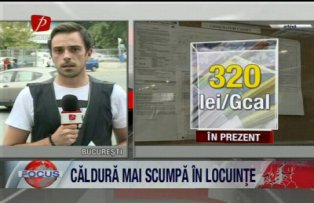 Caldura mai scumpa in locuinte