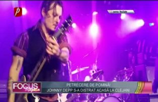 Petrecere de pomină! Johnny Depp s-a distrat acasă la Clejani