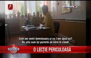 O lectie periculoasa
