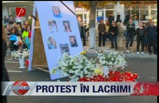 Protest in lacrimi