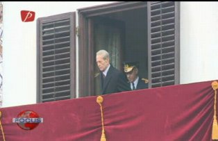 Regele Mihai din nou in public