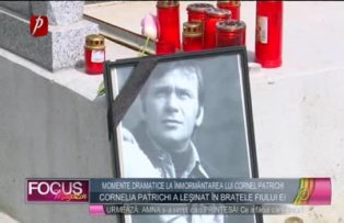 Momente dramatice la înmormântarea lui Cornel Patrichi