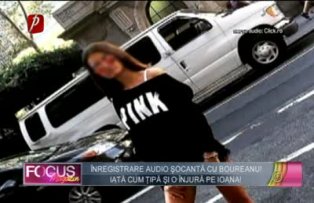 Înregistrare audio şocantă cu Boureanu! iată cum ţipă şi o înjură pe Ioana!