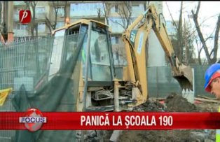 Panica la scoala nr. 190