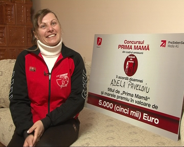 “Prima Mamă” a câştigat 5.000 de euro, la Prima TV!