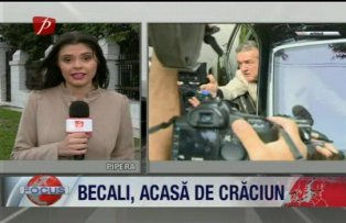 Becali acasa de Craciun