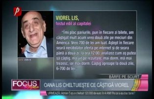 Oana Lis cheltuieşte ce câştigă Viorel