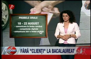 Fara "clienti" la bacalaureat