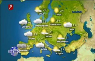 Prognoza meteo pentru 10 mai