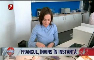 Francul invins in istanta