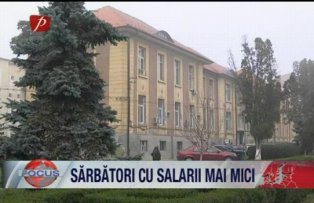 Sarbatori cu salarii mai mici