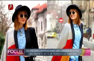 Ce dressing impresionant are Carmen Negoiţă! Are peste o sută de perechi de pantofi!