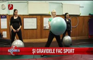 Şi gravidele fac sport