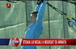Steaua lui Becali a negociat cu armata