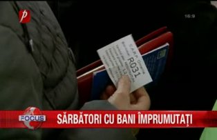 Sarbatori cu bani imprumutati