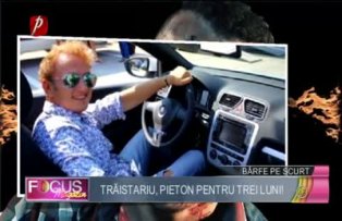 Traistariu, pieton pentru 3 luni