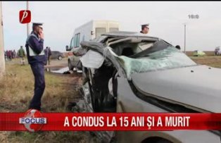 A condus la 15 ani si a murit