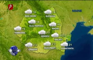 Prognoza meteo pentru luni, 18 aprilie