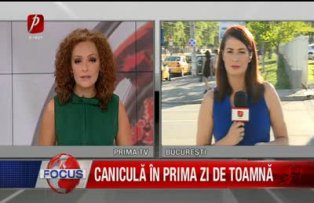 Caniculă în prima zi de toamnă