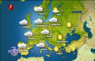 Prognoza meteo pentru miercuri, 27 aprilie