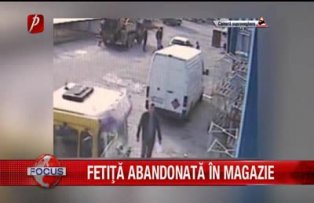 Fetiţă abandonată în magazie