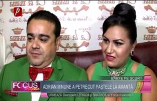 Adrian Minune a petrecut Paştele la amantă