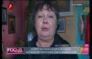 Anca Pandrea, dezamăgită! A dat mii de euro pentru bustul care nu seamănă cu Iura!