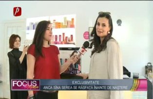 Exclusivitate! Anca Sînă Serea se răsfaţă înainte de naştere