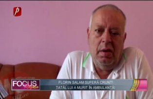 Florin Salam sufera crunt! Tatal lui a murit in ambulanta!