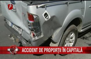 Accident de proportii in Capitala