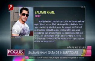 Salman Khan, gata de însurătoare