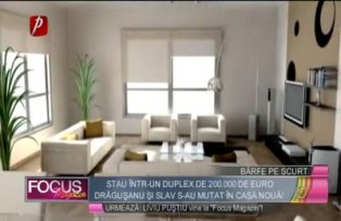 Stau într-un duplex de 200.000 de euro! Drăguşanu şi Slav s-au mutat în casă nouă!