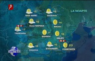 Meteo 12 septembrie