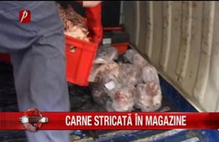 Carne stricata in magazine