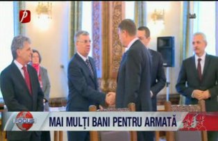 Mai multi bani pentru armata