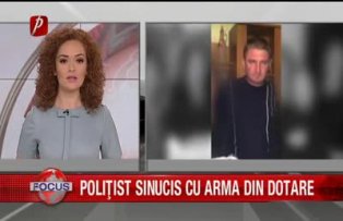 Poliţist sinucis cu arma din dotare