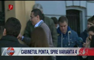Cabinetul Ponta, spre varianta 4