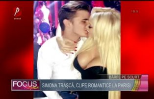 Simona Traşcă, clipe romantice la Paris!