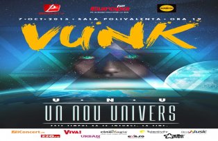 In premiera, in Romania, filmare 360 de grade la concertul Vunk “Un nou univers”