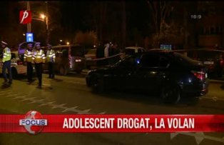 Adolescent drogat, la volan