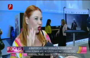 A suferit trei operatii in doua luni! Oana Roman are interzis la pantofii cu toc