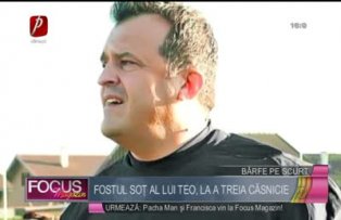 Fostul soţ al lui Teo, la a treia căsnicie