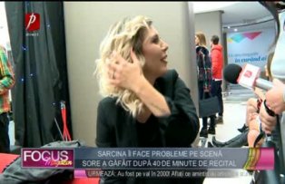 Sarcina îi face probleme pe scenă! Sore a gâfâit după 40 de minute de recital