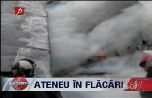 Ateneu in flacari