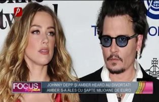 Johnny Depp şi amber heard au divorţat! Amber s-a ales cu şapte milioane de euro