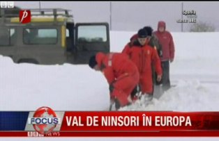 Val de ninsori în Europa