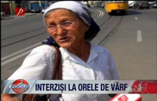 Interzisi la orele de varf